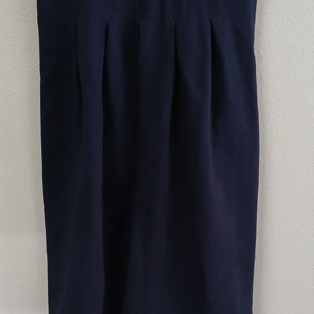 J. Crew Classic Navy Midi Dress - Picture 3 of 7